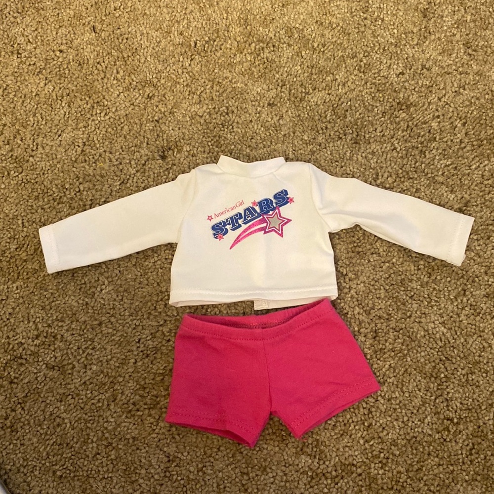 American girl doll cheer outfit